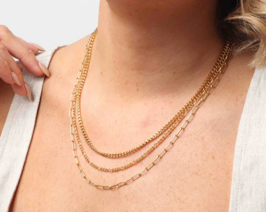 Trilogy Layers Necklace
