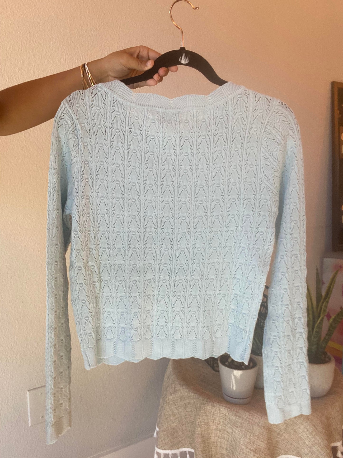 Soft Blue Cardigan