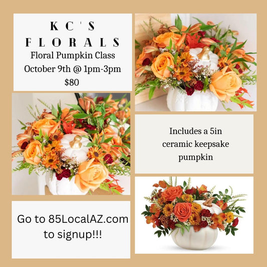 Floral Pumpkin Class - 85 Local