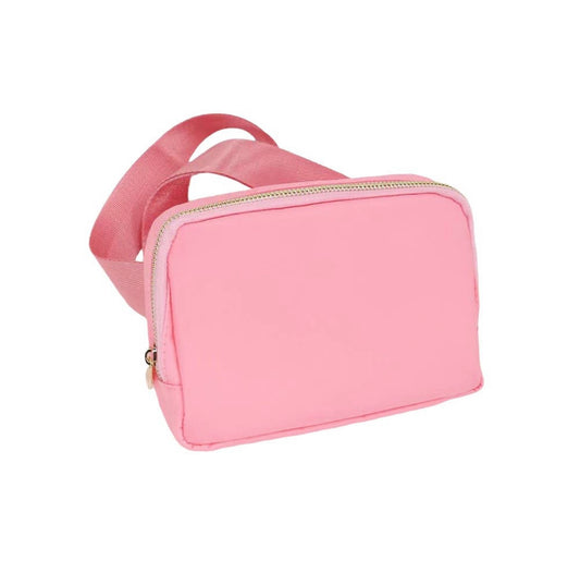 Pink belt bag
