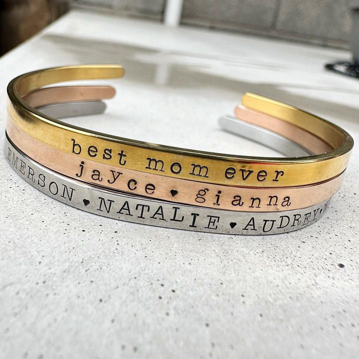Custom name bracelet